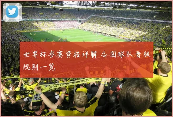 世界杯参赛资格详解 各国球队晋级规则一览